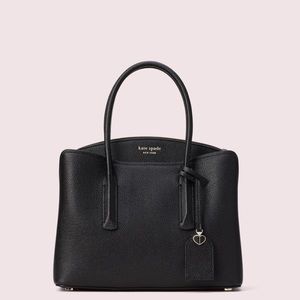 NWT Margaux Medium Satchel (Black)